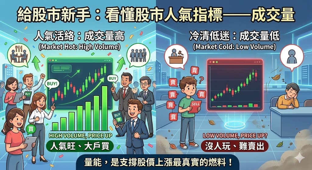 股市裡什麼都會騙人，只有成交量是真的
